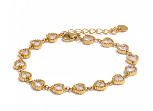 All My Hearts Bangle Bracelet