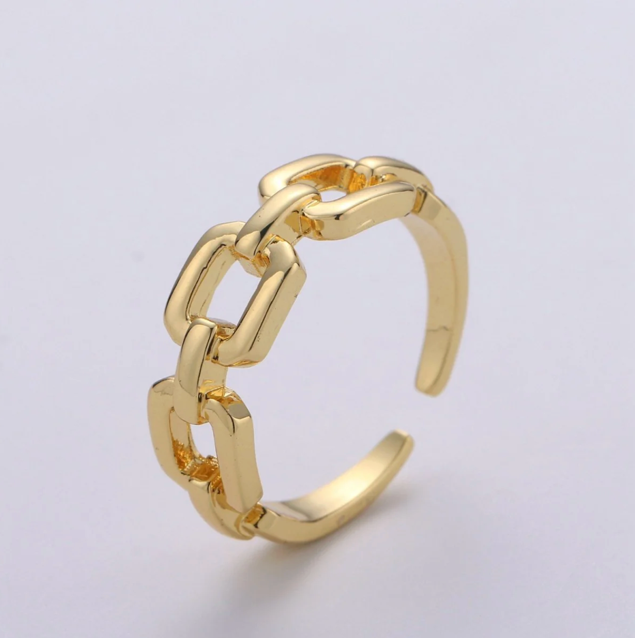 Gold Chain Ring