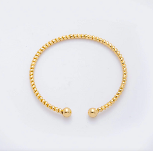 Twisted Rope Cuff Bracelet