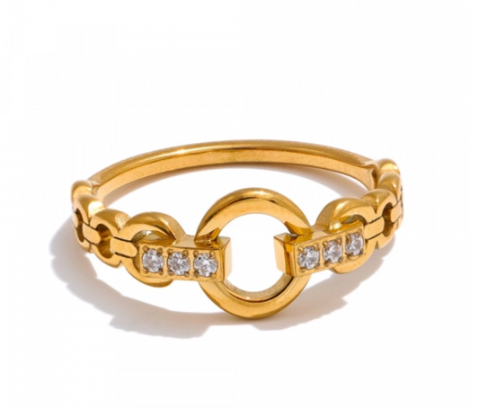 CZ Setting Link Finger Ring