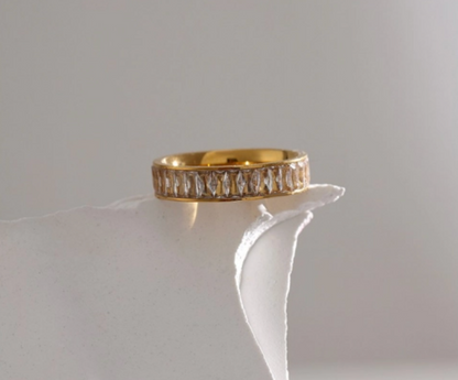 CZ Exquisite Eternity Band