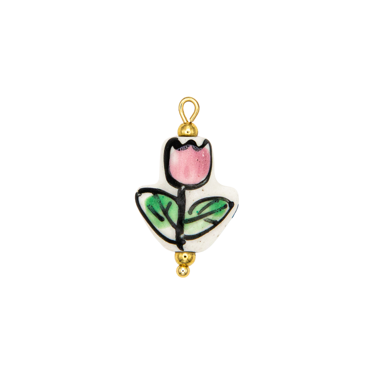 Tulip Ceramic Charm