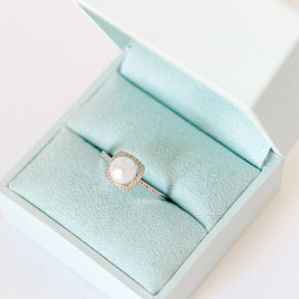 Halo Pearl Ring